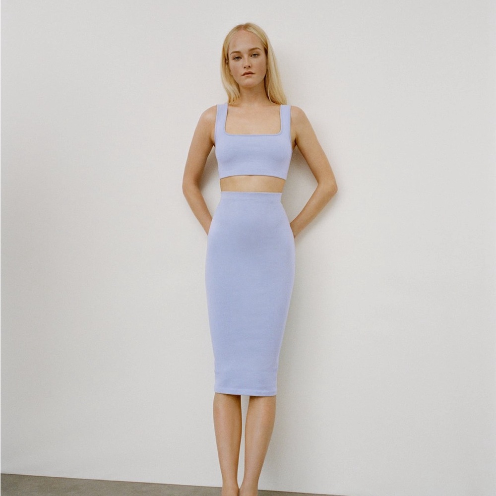 Zara Seamless Midi Skirt